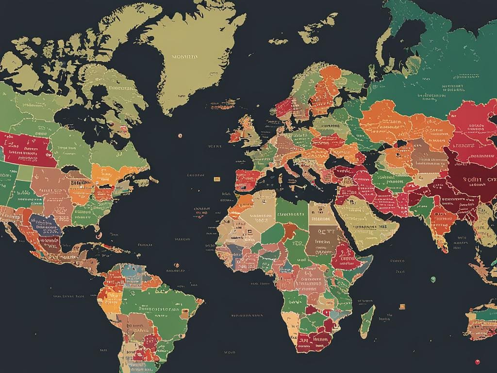 Nacionalidades en inglés en el mundo