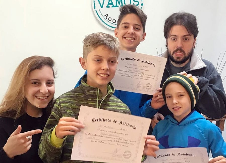Vamos Spanish Academy classes for Families and Kids in Santiago de Chile