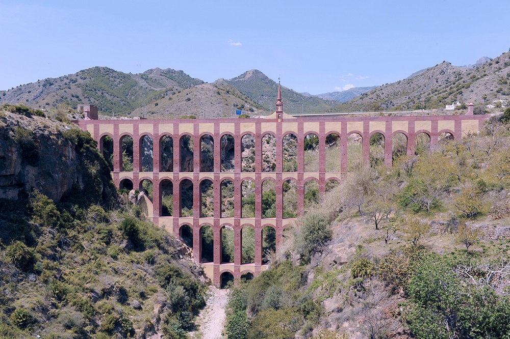 The incredible Acueducto del Águila in Nerja, known as the Eagle Aqueduct too.
