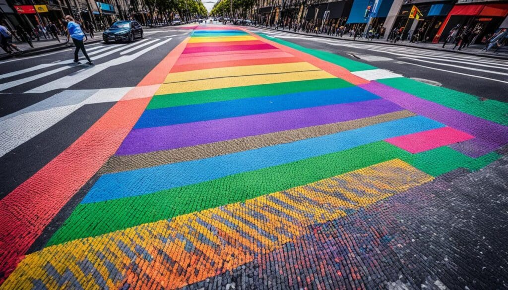 Buenos Aires Rainbow Crosswalks