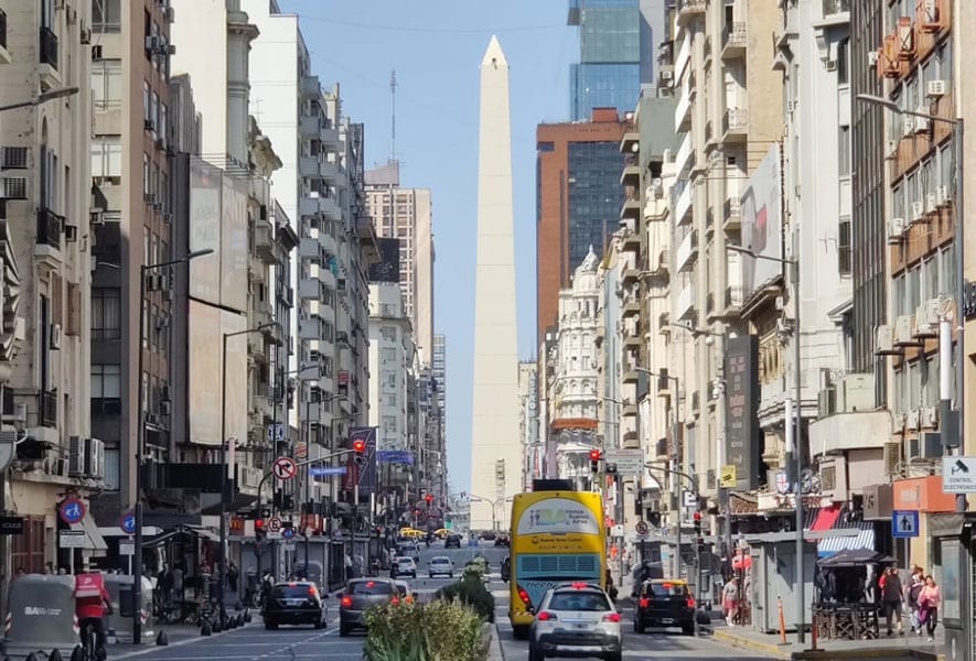 Vista da cidade de Buenos Aires, onde está concentrada boa parte da comunidade de brasileiros da Argentina