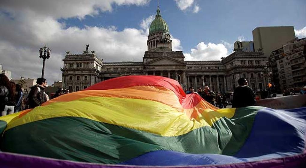 Argentina Congress Gay Protest