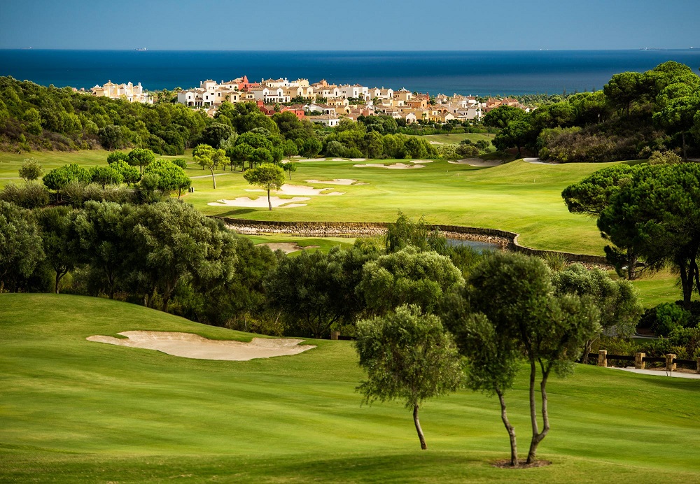 Great views from Cabopino Golf Marbella, in Malaga, Andalusia, Spain.