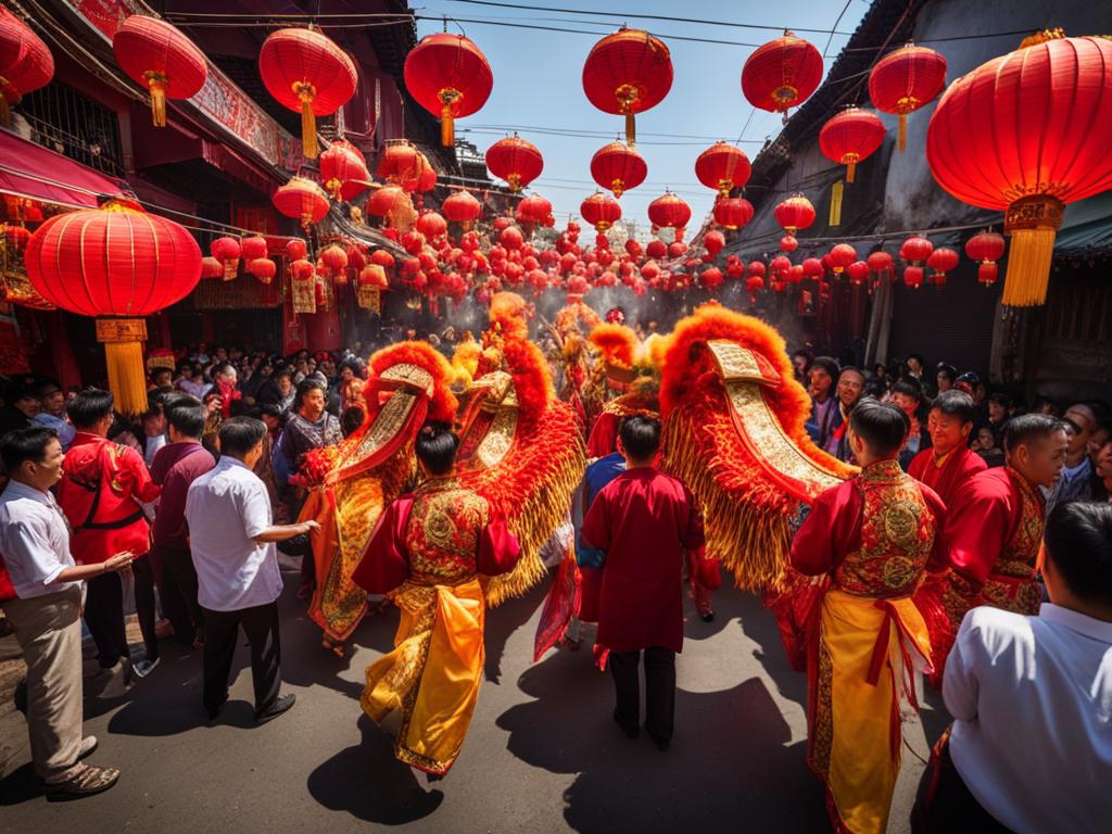 Chinese New Year celebrations in Barrio Chino