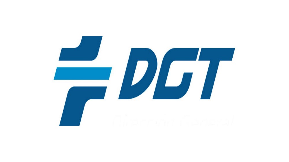 Logo of the Directorate General of Traffic (DGT) in Spain, the authority responsible for maintaining road safety, setting standards for driving education, conducting driving tests, and issuing driving licenses.
