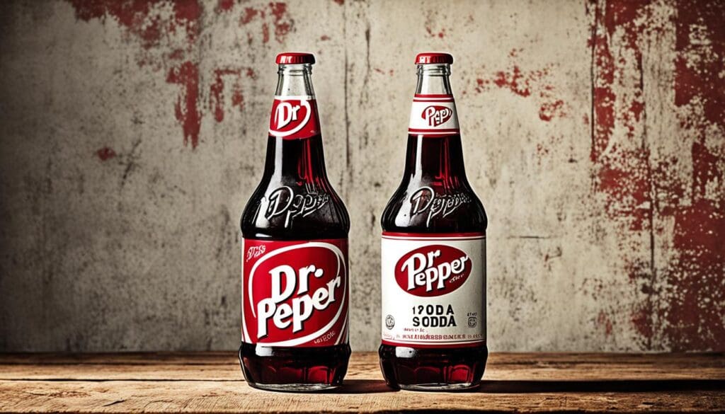 Dr Pepper 1950 label