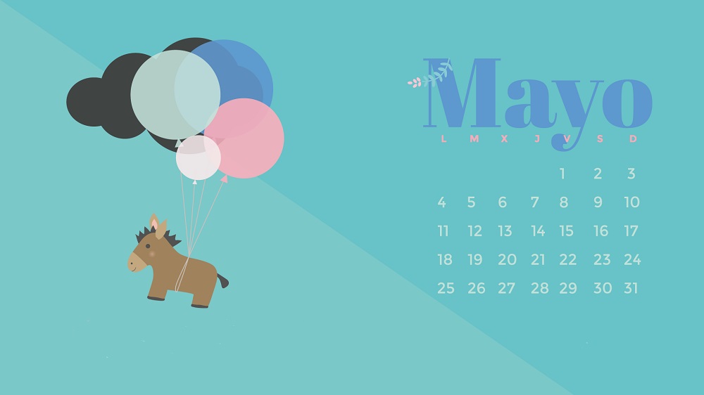 The fifth month of the year in Spanish, mayo in the calendar.