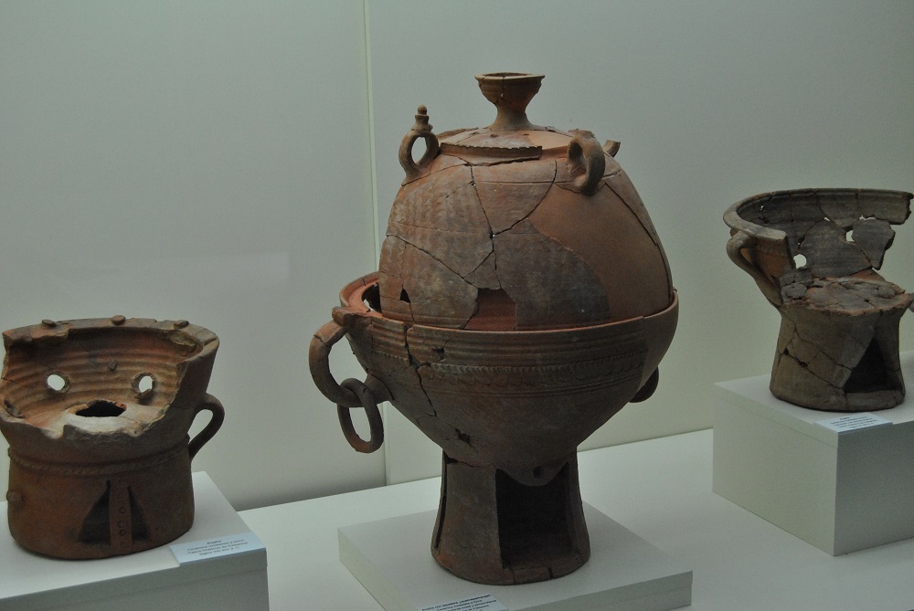 Some of the works at the Museo Arqueológico of Estepona.