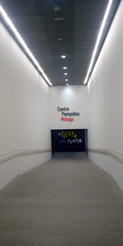 an image of a thematic exhibition in the center pompidou in malaga