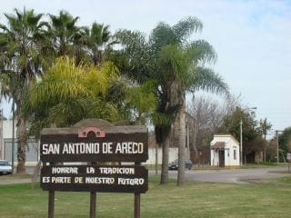 San Antinio De Areco sign