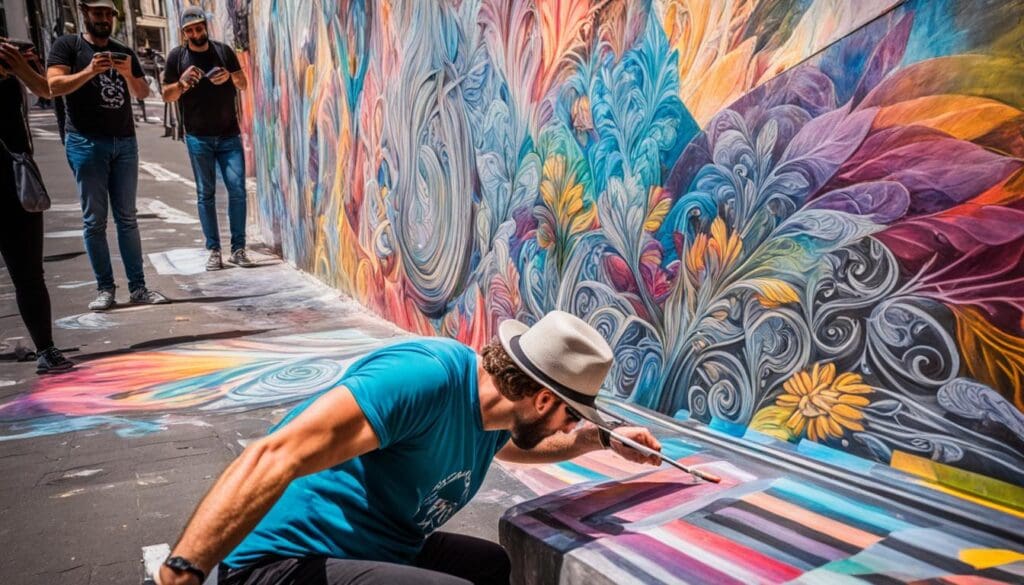 Sidewalk Chalk Artists in Buenos Aires