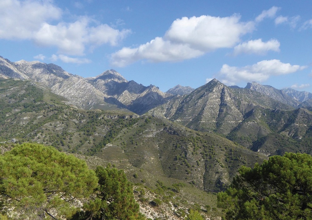 The famous Sierra de Almijara, near to where Torrox is located.