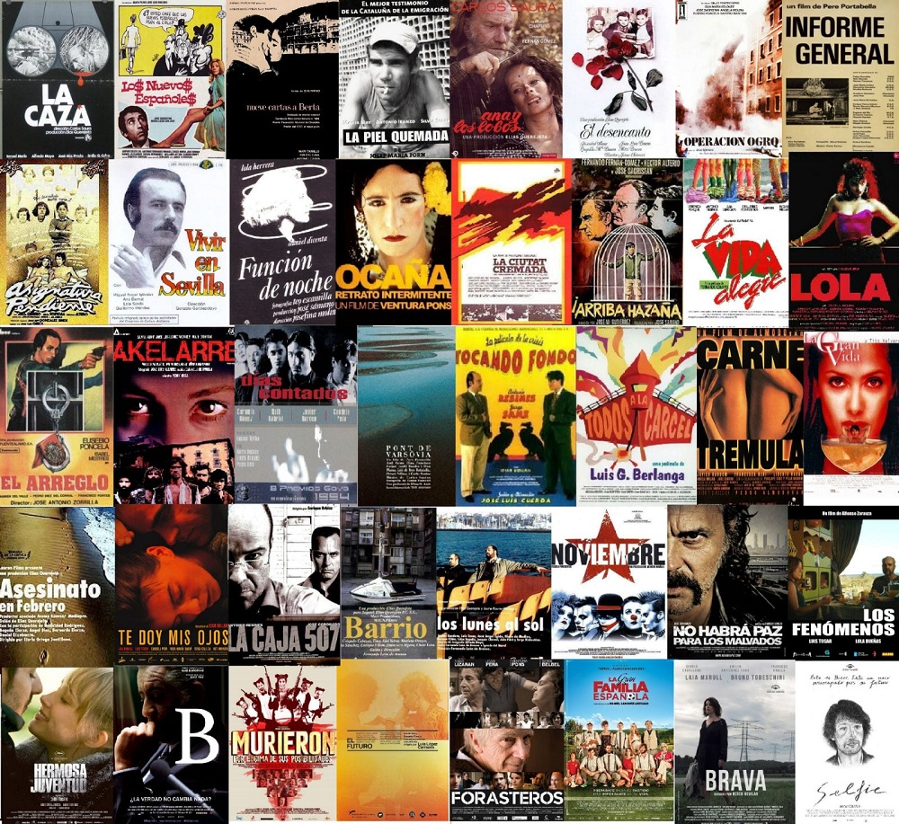 Collage of spanish films to learn spanish thorught them 