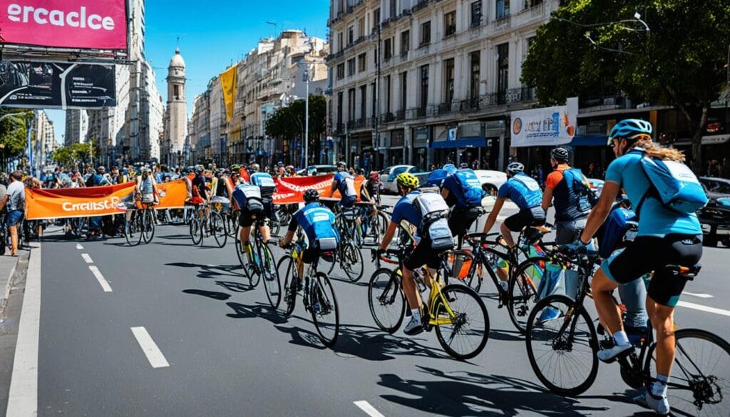 Urban cycling Buenos Aires