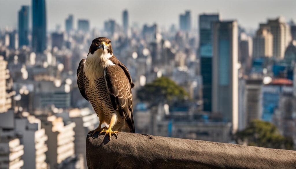 Urban falconry Buenos Aires