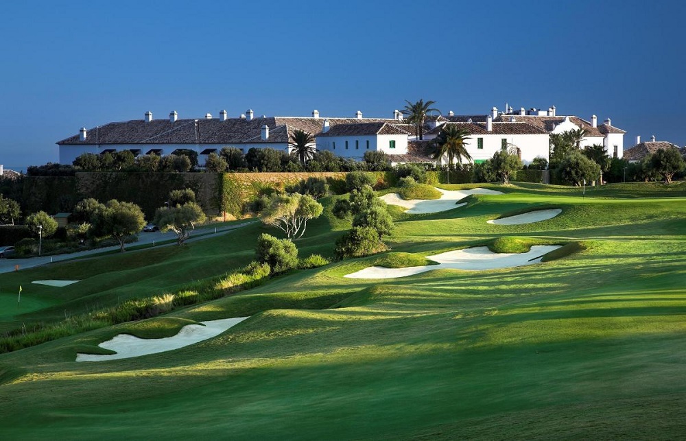 One of the best golf courses in Malaga, the Valderrama Golf Club.