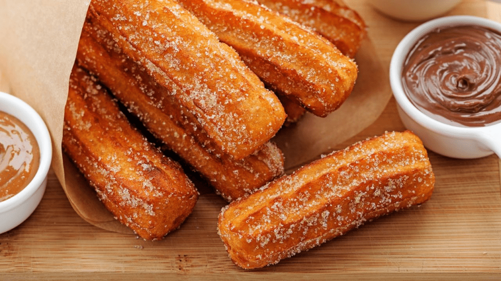 fried churros from Argentina's bakery and pastries