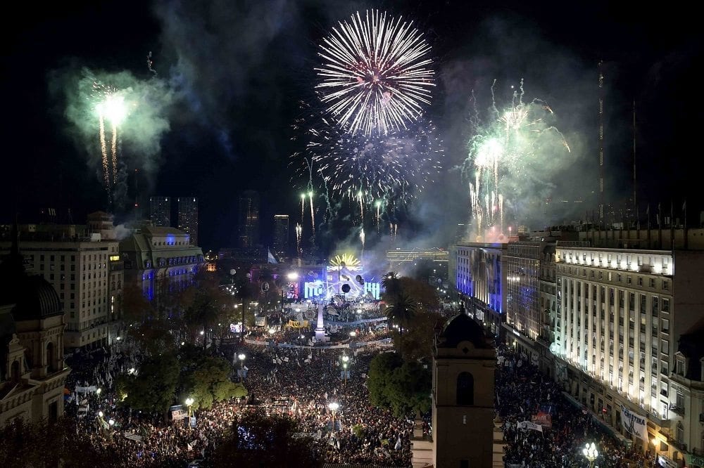 Argentina Fireworks holiday celebrations