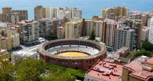 Malaga's La Malagueta beach near student housing