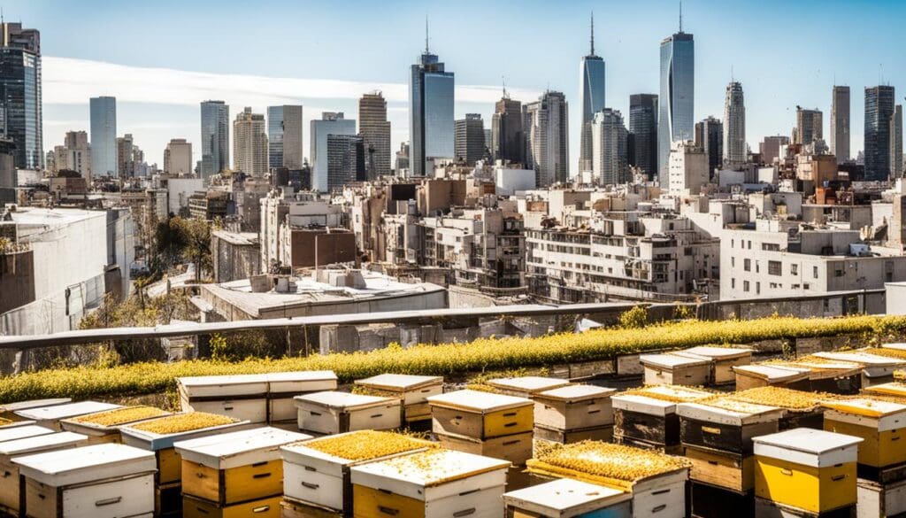 rooftop beehives