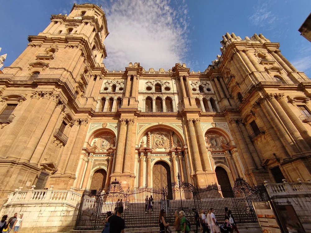 Catedral de Malaga en el centro historico