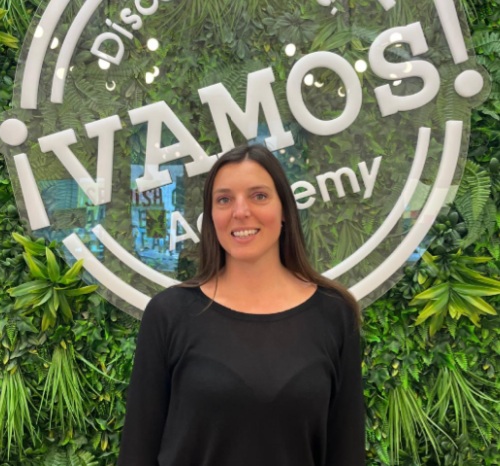 Aurora, profesora de Espa&ntilde;ol como Lengua Extranjera en Vamos Academy M&aacute;laga, con m&aacute;s de 6.000 horas de docencia y 9 a&ntilde;os de experiencia internacional, niveles A1 a C2